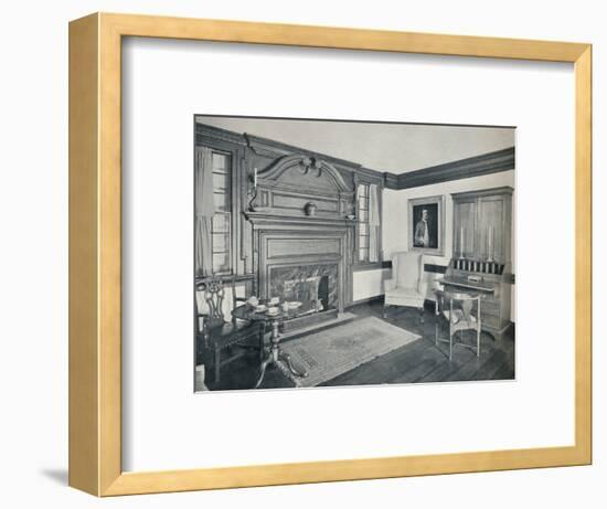 'The Living Room of the Francis Corbin House, at Edenton, built in 1758', 1930-Unknown-Framed Photographic Print