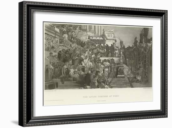 The Living Torches of Nero-Hendrik Siemiradzki-Framed Giclee Print