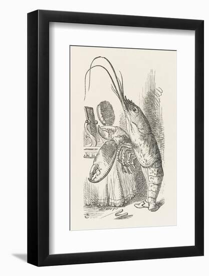 The Lobster at His Toilet-John Tenniel-Framed Photographic Print