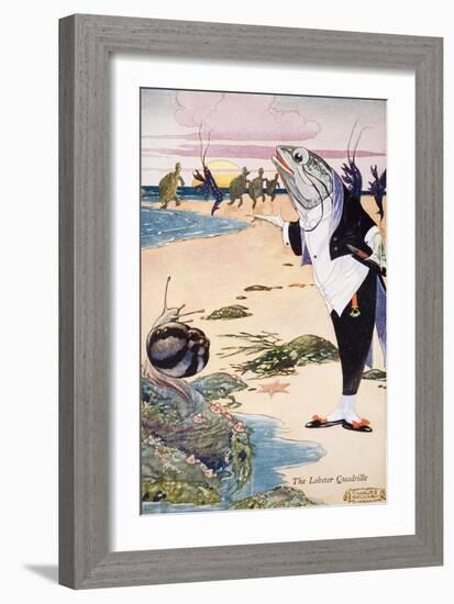 The Lobster Quadrille-Charles Folkard-Framed Giclee Print