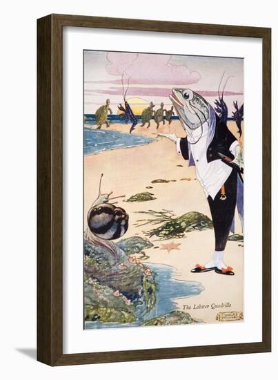 The Lobster Quadrille-Charles Folkard-Framed Giclee Print