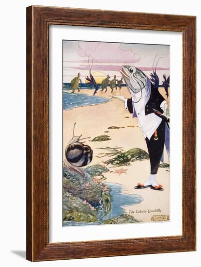 The Lobster Quadrille-Charles Folkard-Framed Giclee Print