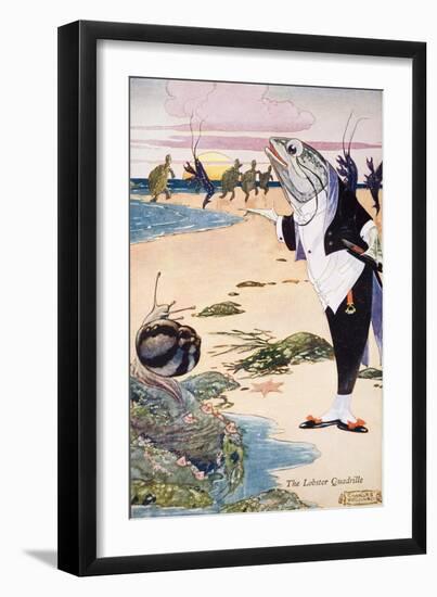 The Lobster Quadrille-Charles Folkard-Framed Giclee Print