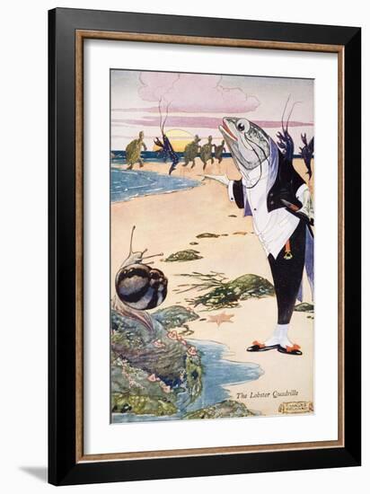 The Lobster Quadrille-Charles Folkard-Framed Giclee Print