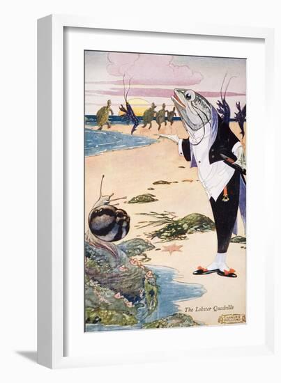 The Lobster Quadrille-Charles Folkard-Framed Giclee Print