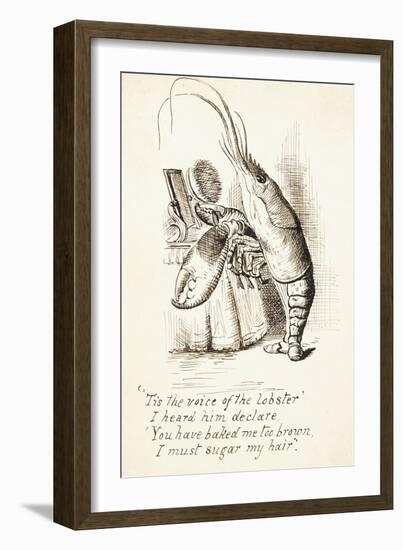 The Lobster-John Tenniel-Framed Giclee Print