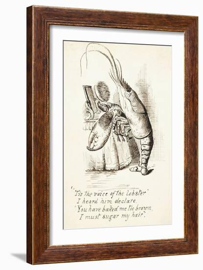 The Lobster-John Tenniel-Framed Giclee Print