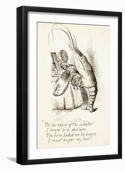 The Lobster-John Tenniel-Framed Giclee Print