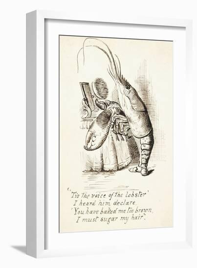 The Lobster-John Tenniel-Framed Giclee Print