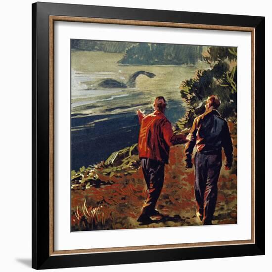 The Loch Ness Monster Was Often Seen in the 1930S-null-Framed Giclee Print