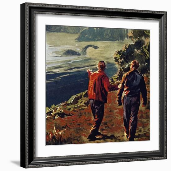 The Loch Ness Monster Was Often Seen in the 1930S-null-Framed Giclee Print