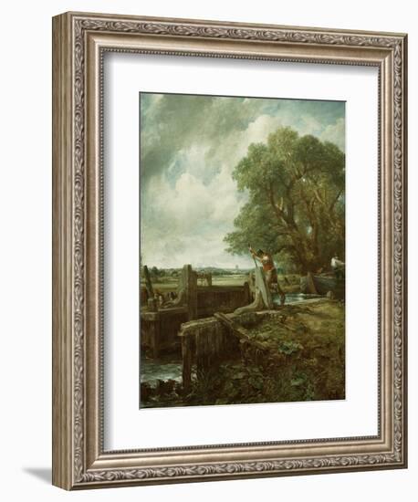 The Lock, 1824-John Constable-Framed Giclee Print