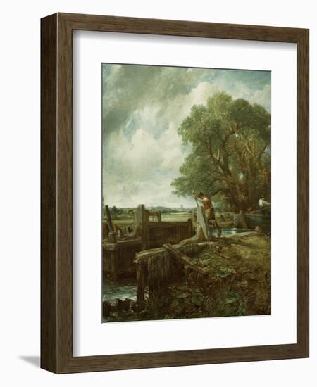 The Lock, 1824-John Constable-Framed Giclee Print