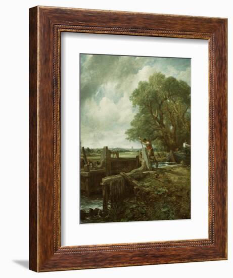 The Lock, 1824-John Constable-Framed Giclee Print