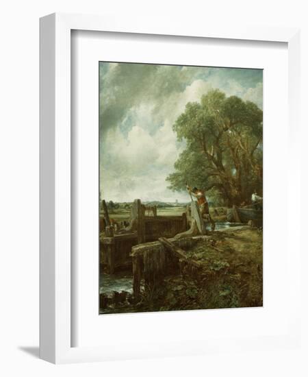 The Lock, 1824-John Constable-Framed Giclee Print