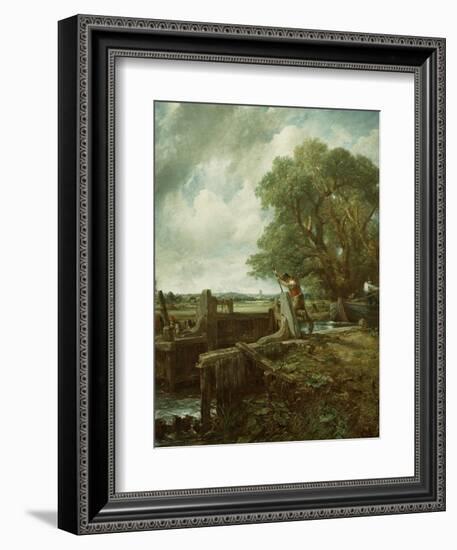 The Lock, 1824-John Constable-Framed Giclee Print