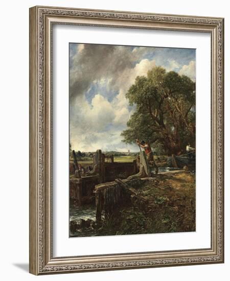 The Lock-John Constable-Framed Giclee Print