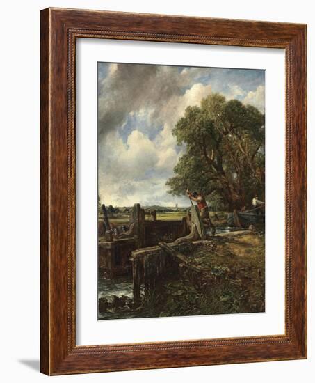 The Lock-John Constable-Framed Giclee Print