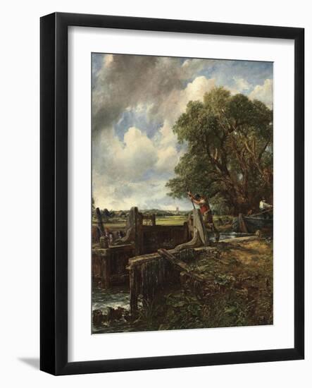 The Lock-John Constable-Framed Giclee Print