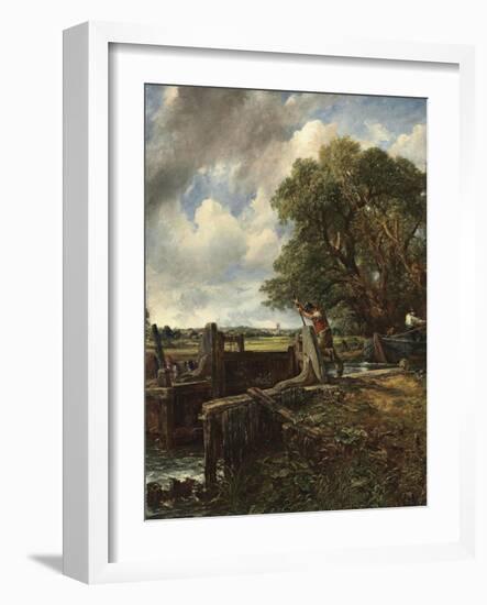 The Lock-John Constable-Framed Giclee Print