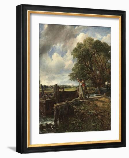 The Lock-John Constable-Framed Giclee Print