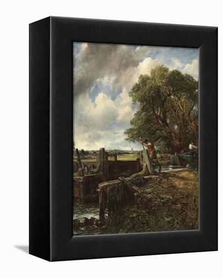 The Lock-John Constable-Framed Premier Image Canvas