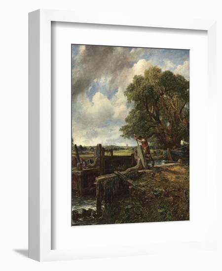 The Lock-John Constable-Framed Giclee Print