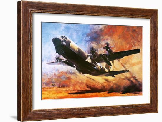 The Lockheed Hercules-Graham Coton-Framed Giclee Print