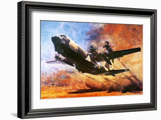 The Lockheed Hercules-Graham Coton-Framed Giclee Print