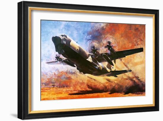 The Lockheed Hercules-Graham Coton-Framed Giclee Print