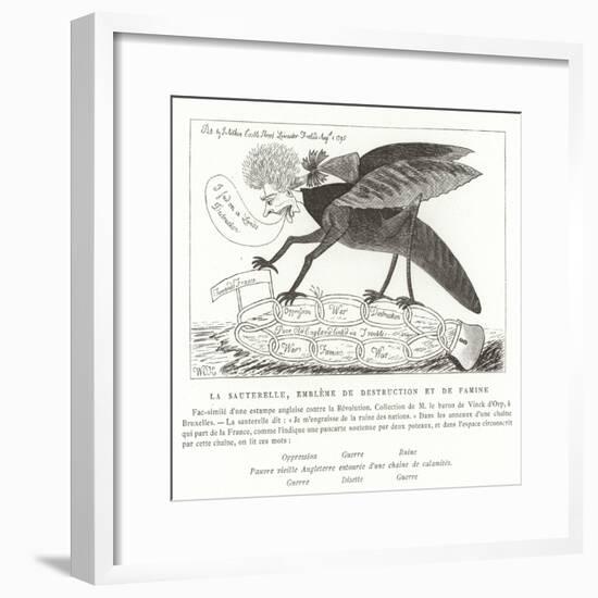 The Locust, Emblem of Destruction and Famine-null-Framed Giclee Print