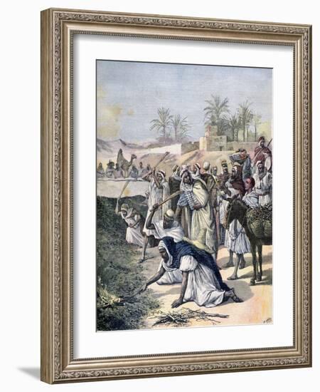 The Locust Plague, Algeria, 1891-Henri Meyer-Framed Giclee Print