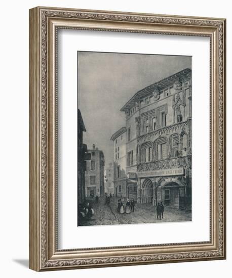 'The Lodging of Bonaparte at Valence', 1896-Unknown-Framed Giclee Print