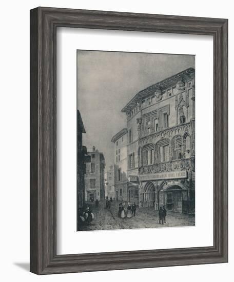 'The Lodging of Bonaparte at Valence', 1896-Unknown-Framed Giclee Print