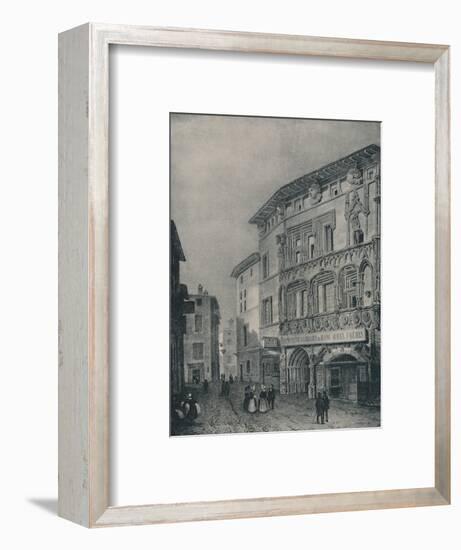 'The Lodging of Bonaparte at Valence', 1896-Unknown-Framed Giclee Print
