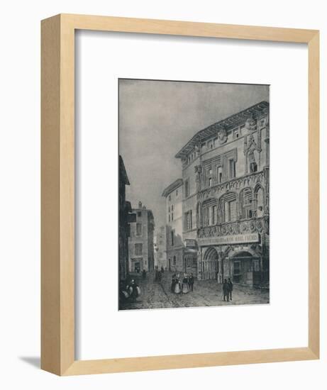 'The Lodging of Bonaparte at Valence', 1896-Unknown-Framed Giclee Print