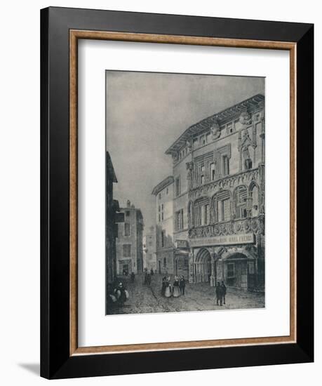 'The Lodging of Bonaparte at Valence', 1896-Unknown-Framed Giclee Print