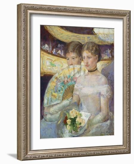 The Loge, 1882-Mary Cassatt-Framed Giclee Print