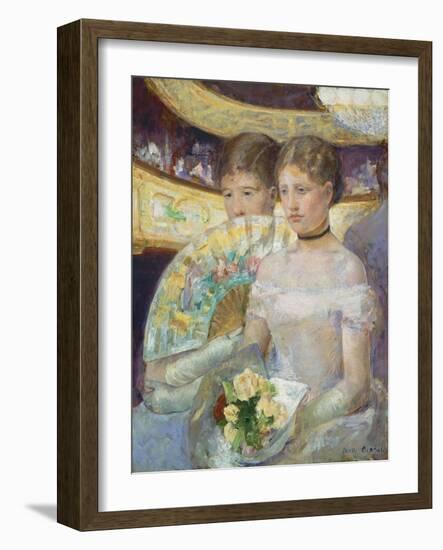 The Loge, 1882-Mary Cassatt-Framed Giclee Print