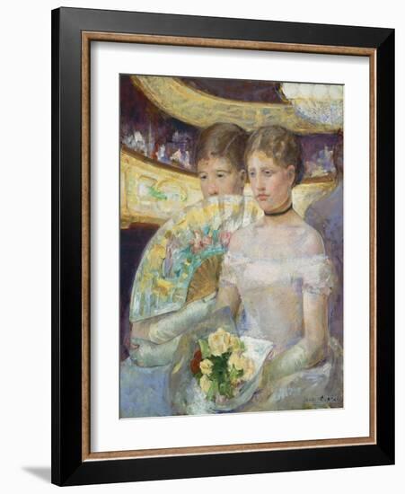 The Loge, 1882-Mary Cassatt-Framed Giclee Print