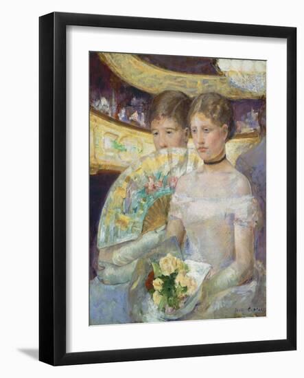 The Loge, 1882-Mary Cassatt-Framed Giclee Print