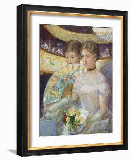 The Loge, 1882-Mary Cassatt-Framed Giclee Print