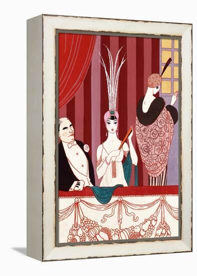 The Loge, France, Early 20th Century-Georges Barbier-Framed Premier Image Canvas