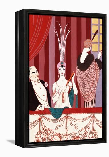 The Loge, France, Early 20th Century-Georges Barbier-Framed Premier Image Canvas