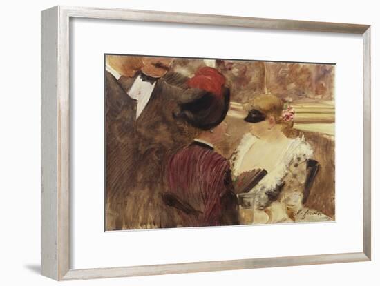 The Loge-Jean Louis Forain-Framed Giclee Print