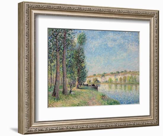 The Loing at Moret; Le Loing a Moret, 1885-Alfred Sisley-Framed Giclee Print