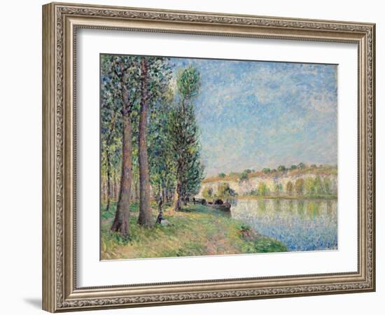 The Loing at Moret; Le Loing a Moret, 1885-Alfred Sisley-Framed Giclee Print