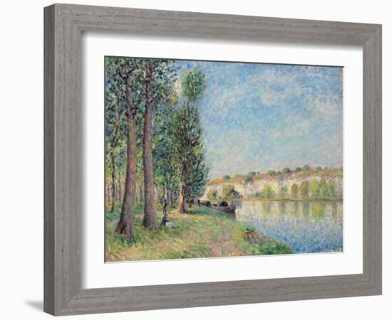 The Loing at Moret; Le Loing a Moret, 1885-Alfred Sisley-Framed Giclee Print