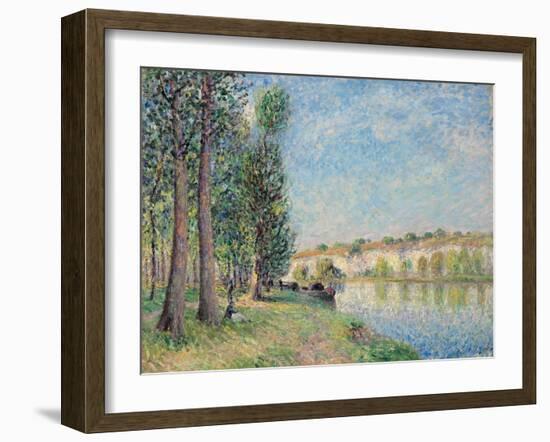 The Loing at Moret; Le Loing a Moret, 1885-Alfred Sisley-Framed Giclee Print