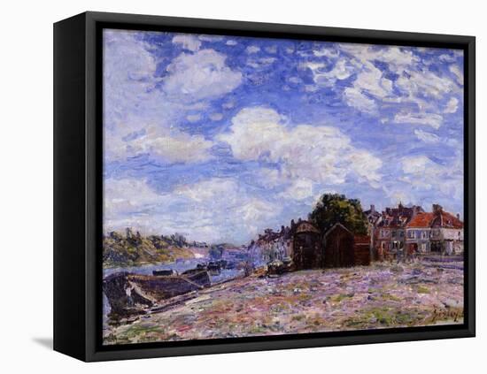 The Loing at Saint-Mammès-Alfred Sisley-Framed Premier Image Canvas